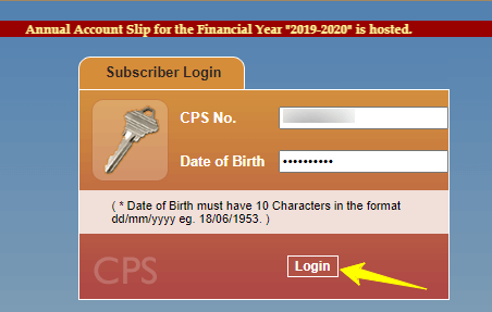 CPS Login